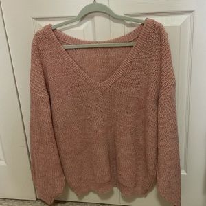 Pink Peony Sweater